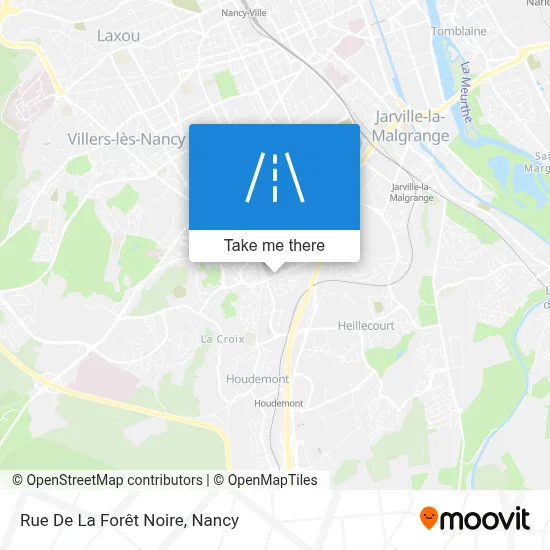 Rue De La Forêt Noire map