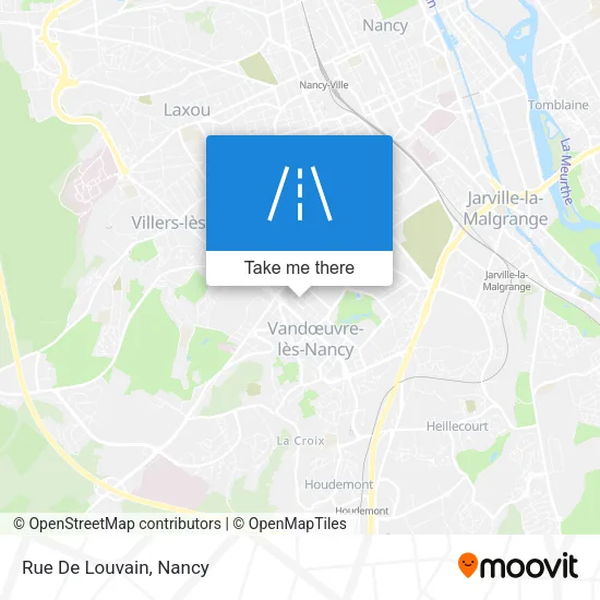 Rue De Louvain map