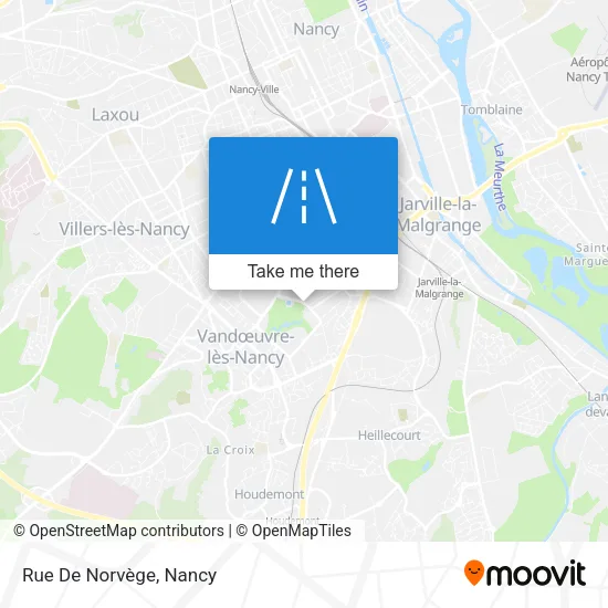 Rue De Norvège map