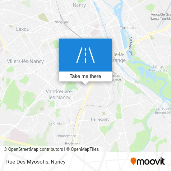 Rue Des Myosotis map