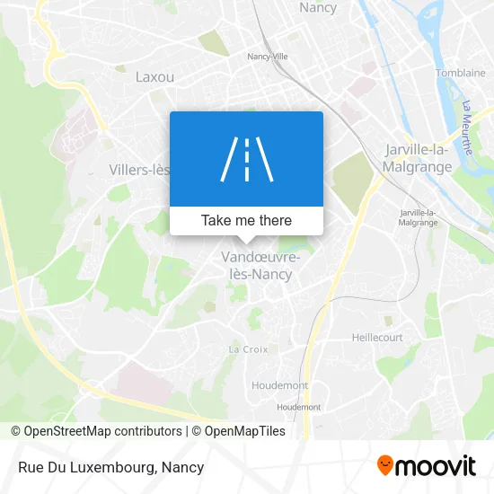 Rue Du Luxembourg map