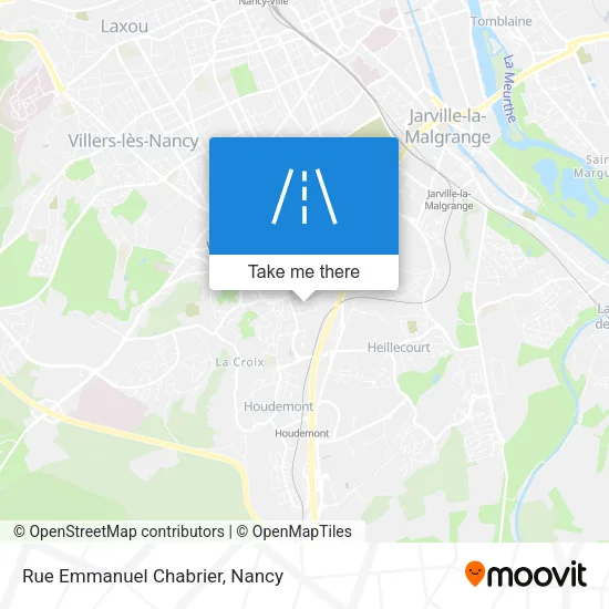 Rue Emmanuel Chabrier map