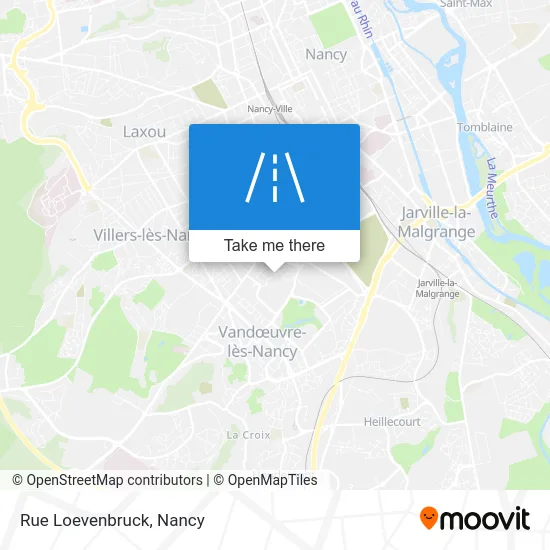 Rue Loevenbruck map