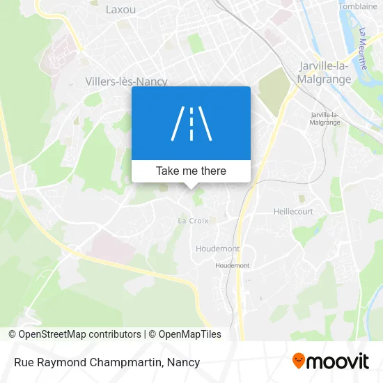 Rue Raymond Champmartin map