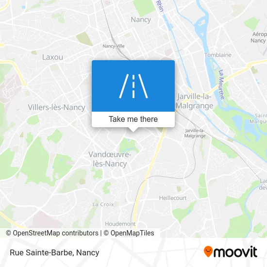 Rue Sainte-Barbe map