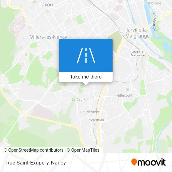 Rue Saint-Exupéry map