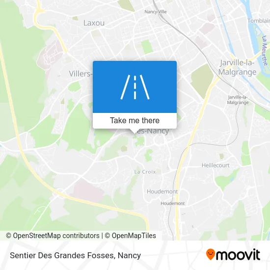 Sentier Des Grandes Fosses map