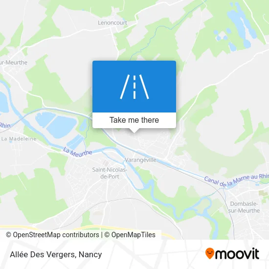 Allée Des Vergers map