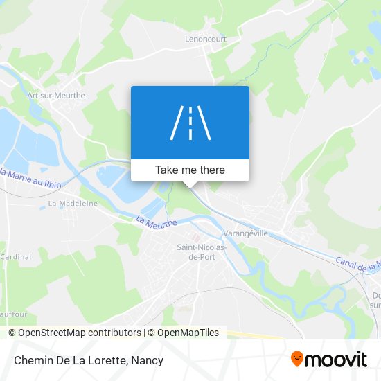 Mapa Chemin De La Lorette