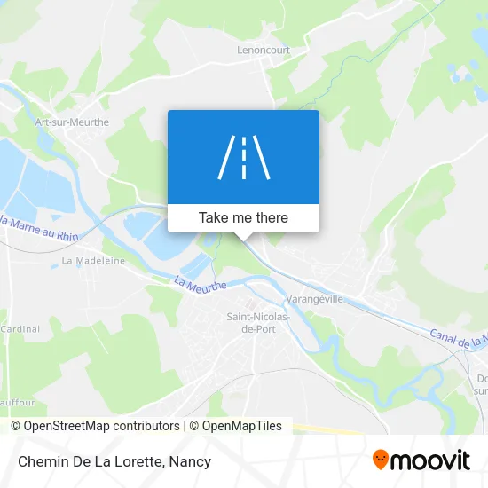 Chemin De La Lorette map