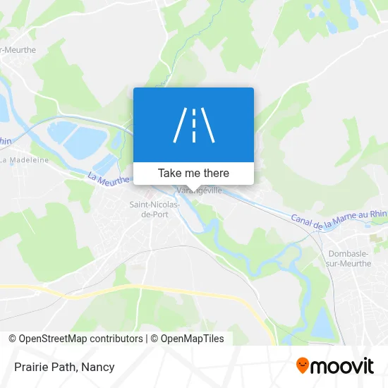 Chemin De La Prairie map