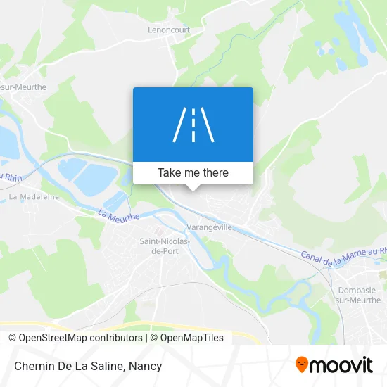 Chemin De La Saline map