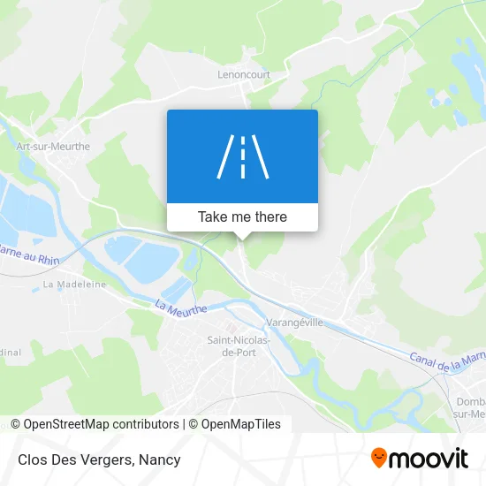Clos Des Vergers map