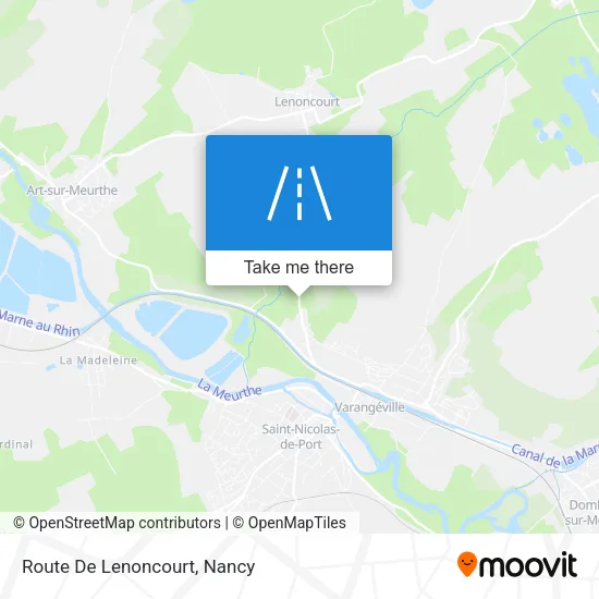Route De Lenoncourt map