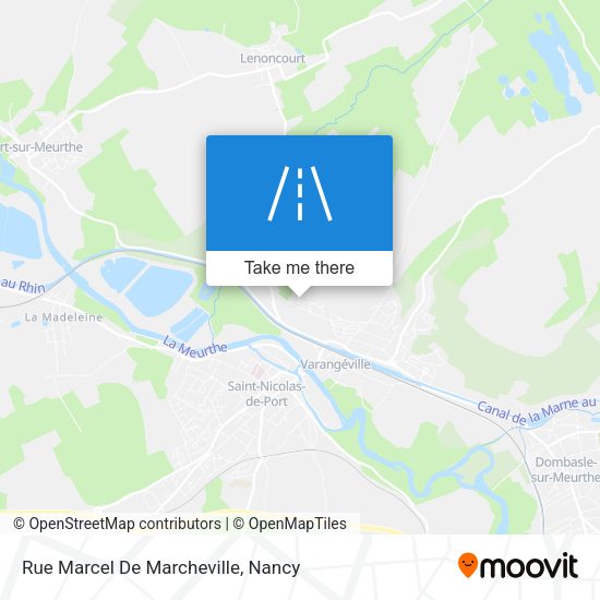 Rue Marcel De Marcheville map