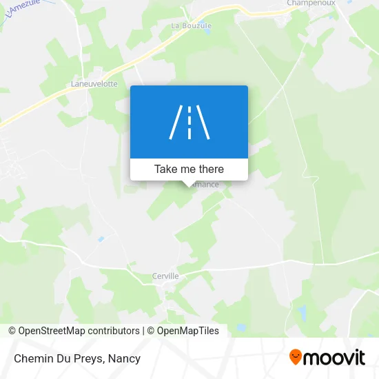Chemin Du Preys map
