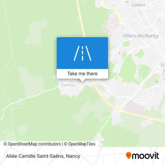 Allée Camille Saint-Saëns map