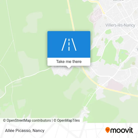 Allée Picasso map