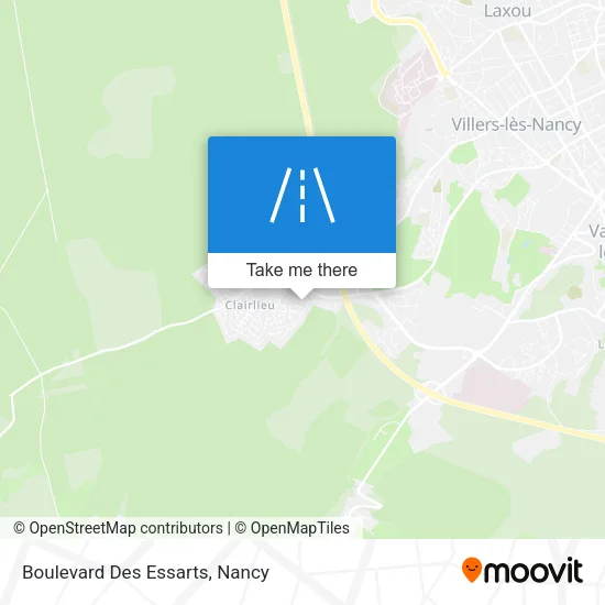 Boulevard Des Essarts map