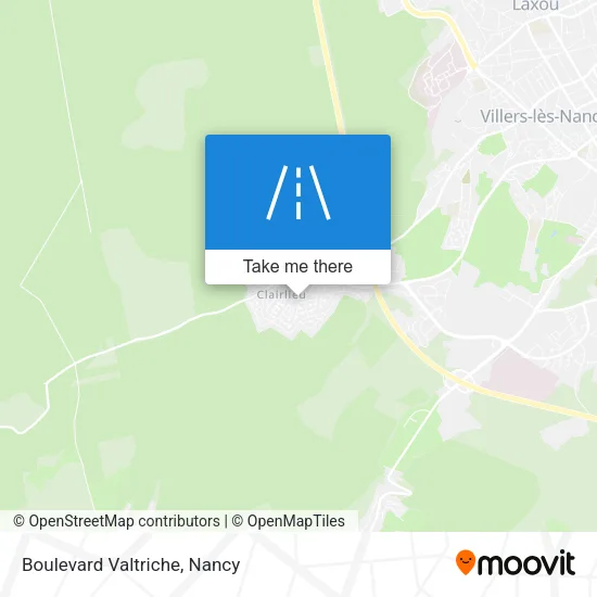 Boulevard Valtriche map
