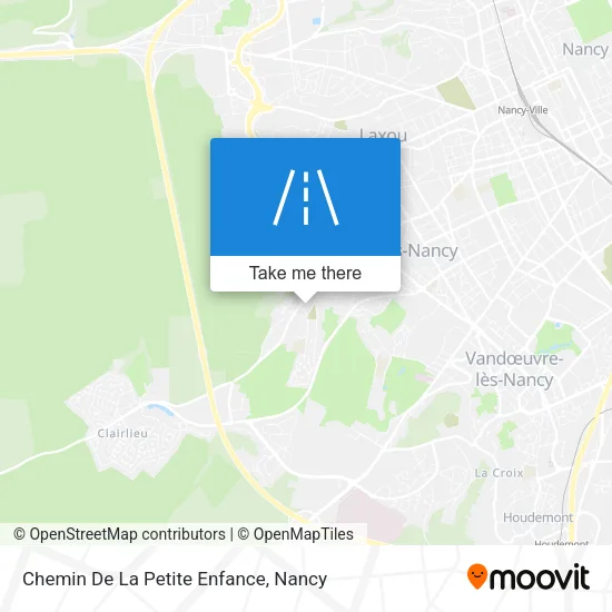 Chemin De La Petite Enfance map