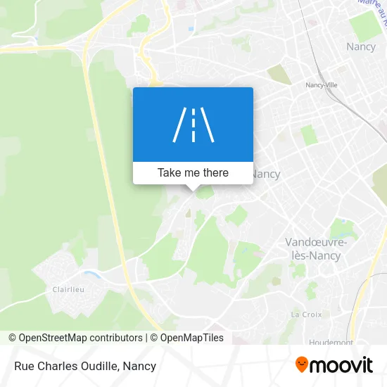 Rue Charles Oudille map