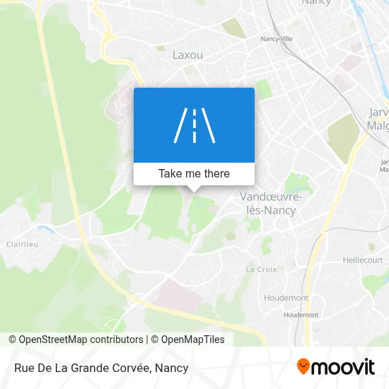 Rue De La Grande Corvée map
