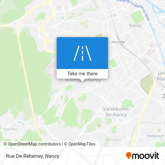 Rue De Reherrey map