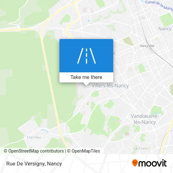 Rue De Versigny map