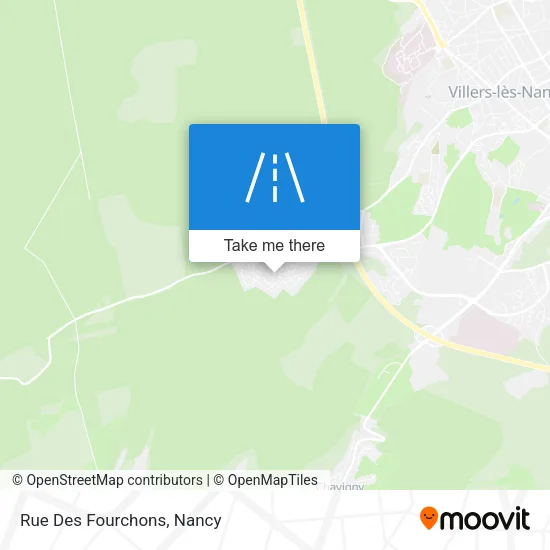 Rue Des Fourchons map
