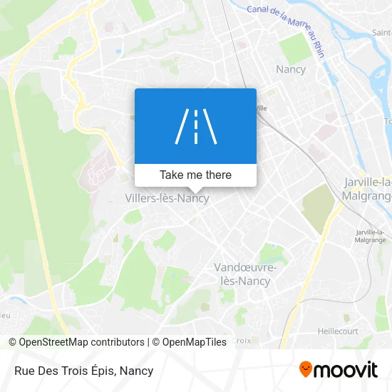 Rue Des Trois Épis map