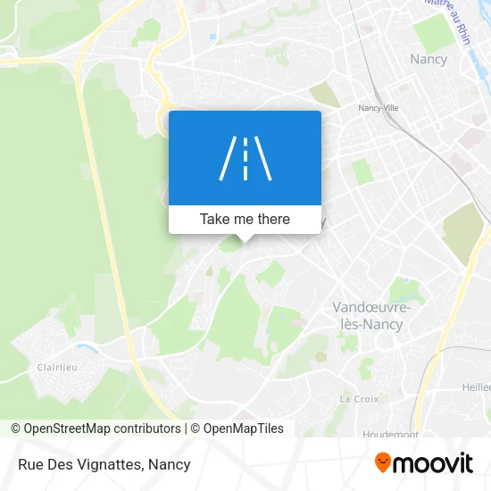 Rue Des Vignattes map