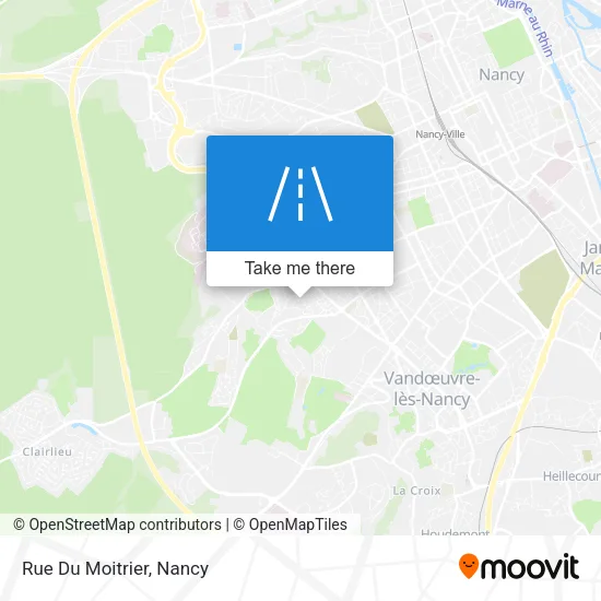 Rue Du Moitrier map