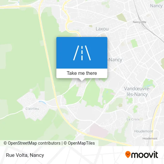 Rue Volta map