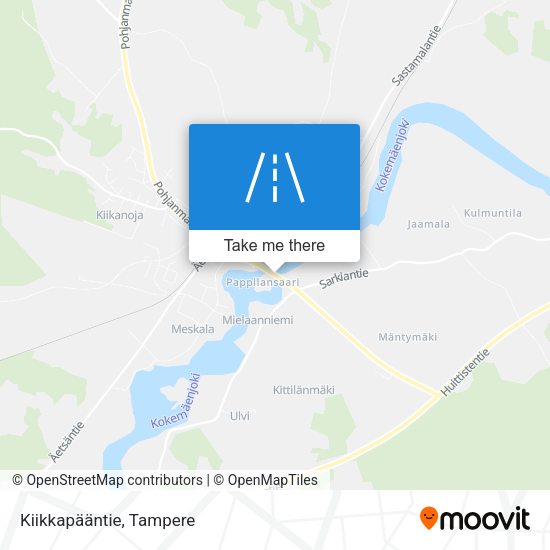 Kiikkapääntie map