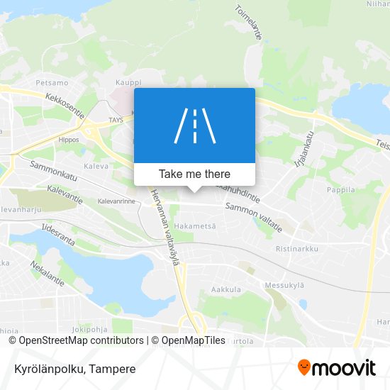 Kyrölänpolku map