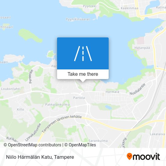 Niilo Härmälän Katu map