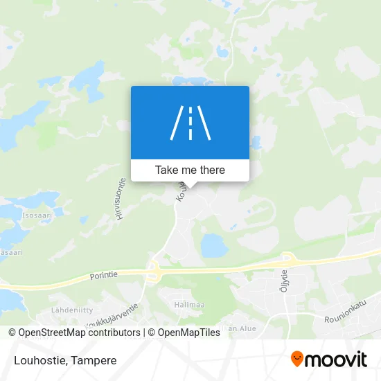 Louhostie map