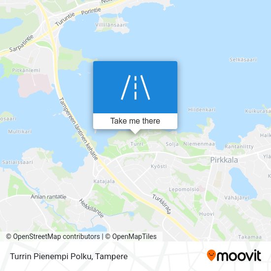 Turrin Pienempi Polku map