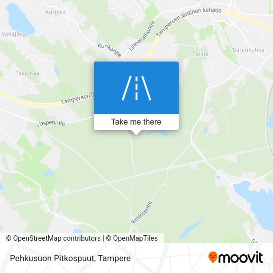 Pehkusuon Pitkospuut map
