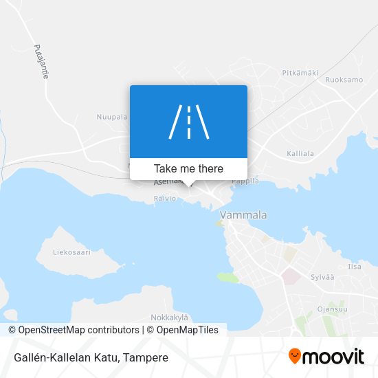 Gallén-Kallelan Katu map