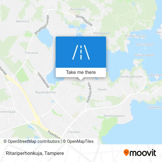 Fritillary Butterfly Lane map