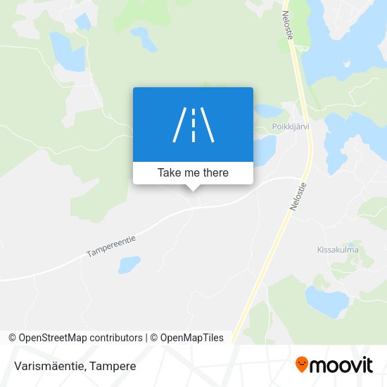 Varismäentie map