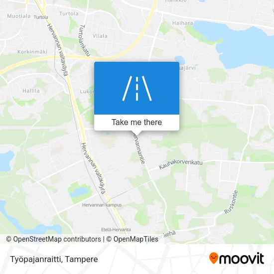 Työpajanraitti map