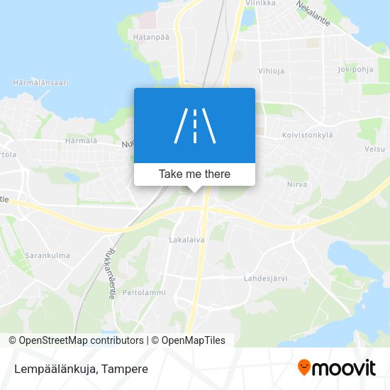 Lempäälänkuja map