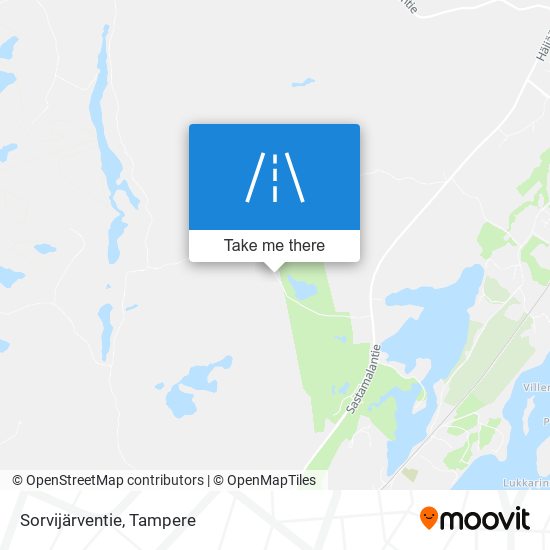 Sorvijärventie map