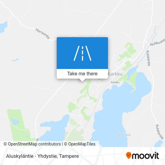 Aluskyläntie - Yhdystie map