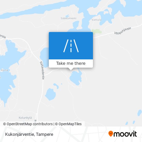 Kukonjärventie map