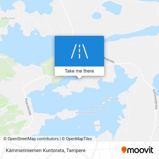 Kämmenniemen Kuntorata map