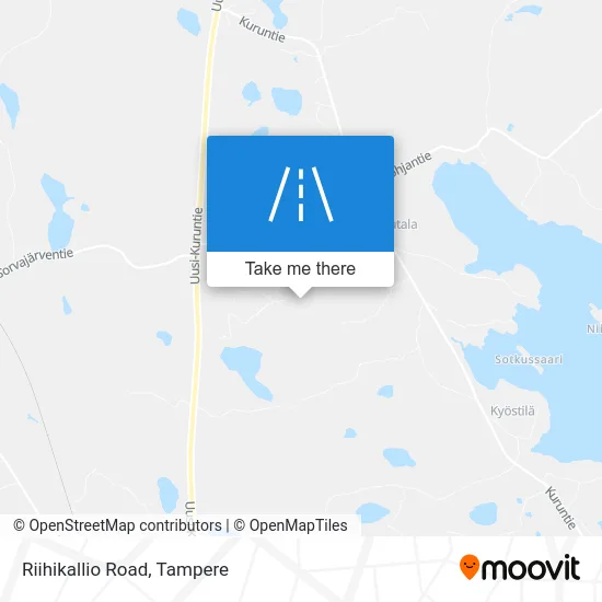 Riihikallio Road map